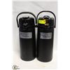 Image 1 : LOT OF 2 INSULATED COFFEE JUGS-BLACK