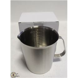 NEW 1000ML STAINLESS STEEL GRADUATED MEASURE