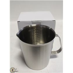 NEW 1000ML STAINLESS STEEL GRADUATED MEASURE