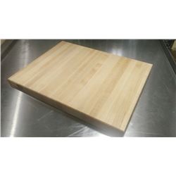 16" X 12" X 1.5" CANADIAN MAPLE SOLID CARVING B
