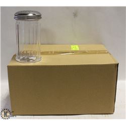 CHEESE OR PEPPER SHAKERS LOT OF 12 NEW