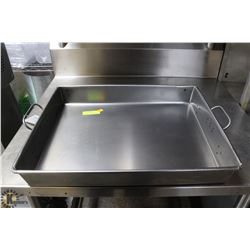 18" X 22" X 3" STRAPPED STEEL ROAST PAN