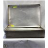 Image 1 : LOT OF 14 HIGH HEAT METAL BAKING TRAYS