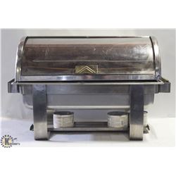 ROLL TOP CHAFING DISH COMPLETE WITH INSERTS