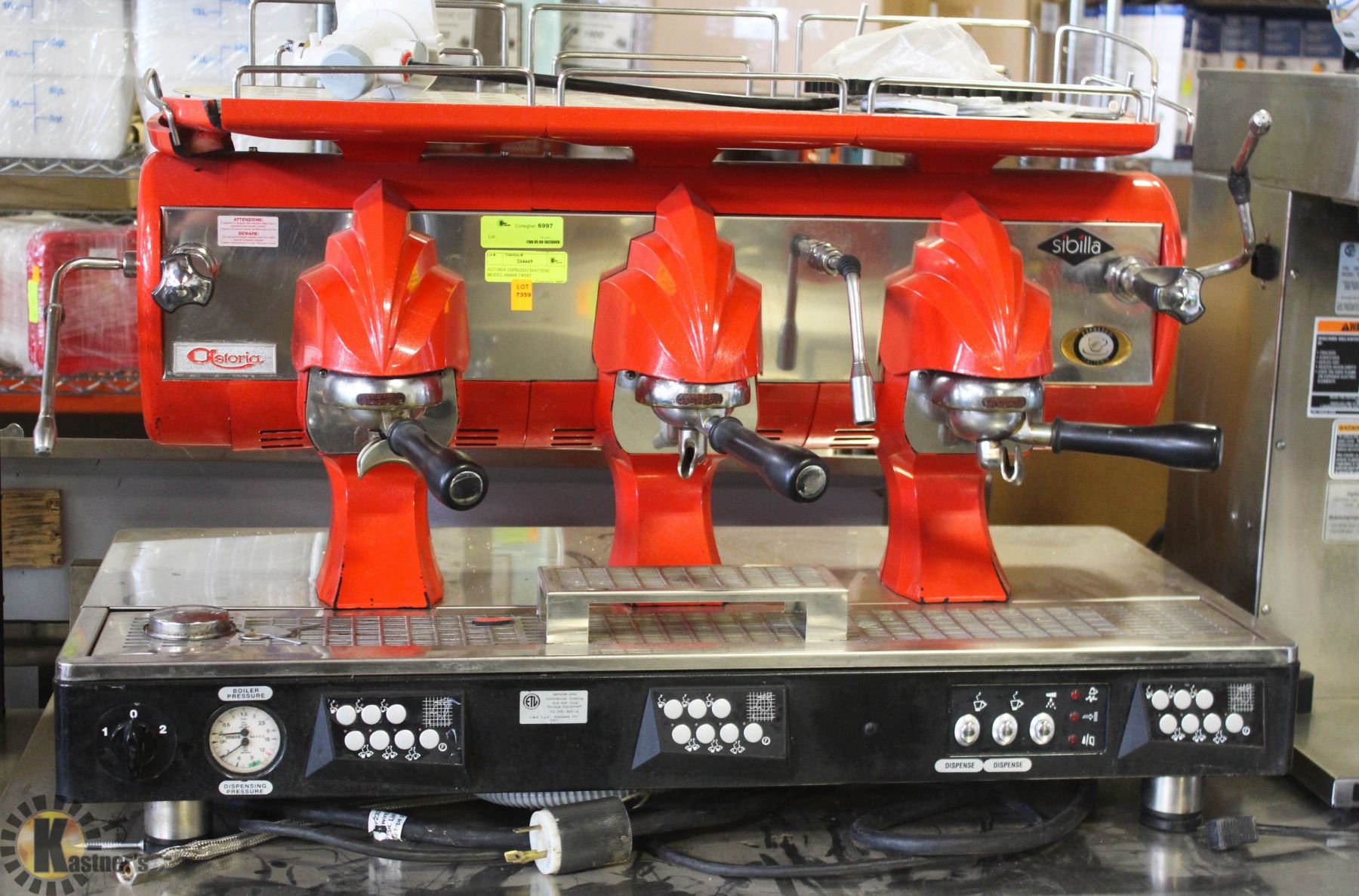 ASTORIA SIBILLA 3 GROUP AUTOMATIC ESPRESSO MACHINE