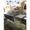 Image 1 : 3-WELL COMMERCIAL S/S SINK W/ RUNOFFS & PRE-RINSE