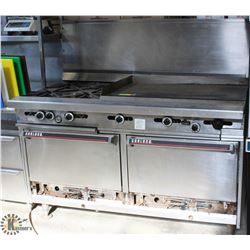 GARLAND COMBINATION-TOP DUAL-OVEN RANGE