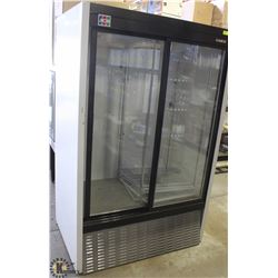 HABCO DOUBLE SLIDING GLASS DOOR COOLER