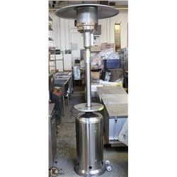 87" PROPANE STAINLESS STEEL ROUND PATIO HEATER, O