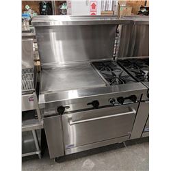 STRATUS 36" NATURAL GAS 24" GRIDDLE/TWO BURNER R