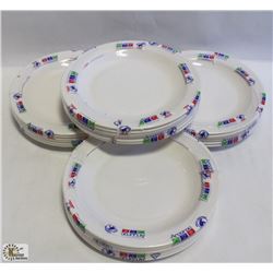 ARCOROC OPAL CYPRESS 9" IVORY PELLET PLATE