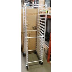 NEW ALUMINUM 20 PAN BUN RACK