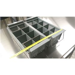 8 COMPARTMENT CUTLERY BASKET - LOT OF 2