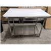 Image 1 : 30" X 48" ALL STAINLESS 1" THICK CUTTING BOARD