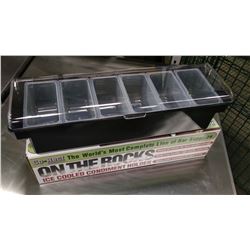 ICE COOLED CONDIMENT HOLDER & DOMED LID