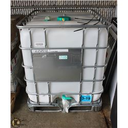 ONE LARGE SCHUTZ ECOBULK LIQUID STORAGE BIN W/