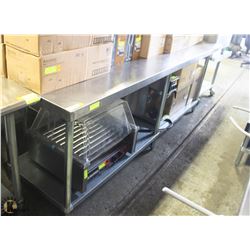 8 FOOT EFI STAINLESS STEEL WORK TABLE W/