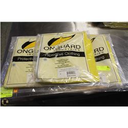 LOT OF 3 ONGUARD SMALL BIB OVERALLS