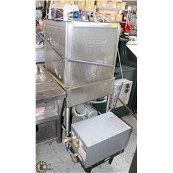 HOBART COMMERCIAL DISHWASHER COMPLETE WITH