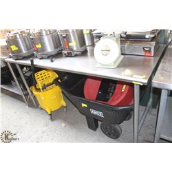 6 FOOT STAINLESS STEEL WORK TABLE