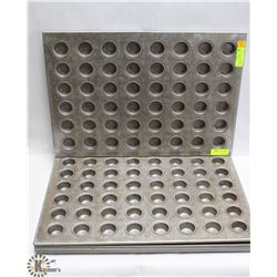 FIVE 48 CUP COMMERCIAL MINI MUFFIN PANS