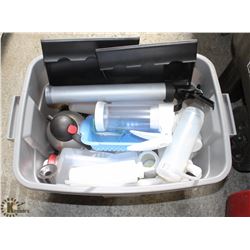 TOTE OF MISC. COMMERCIAL GOODS