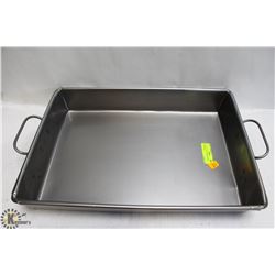 14" X 20.5" X 3" STRAPPED STEEL ROAST PAN
