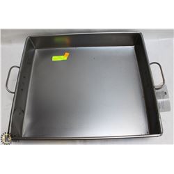 18" X 20.5" X 3" STRAPPED STEEL ROAST PAN