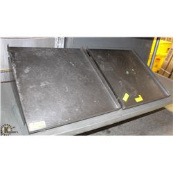 LOT OF 2 WALL MOUNT SHELVES