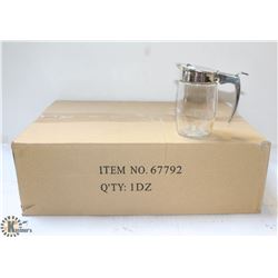 CHROME SUGAR/SYRUP DISPENSER - LOT OF 12 NEW