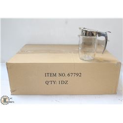 CHROME SUGAR/SYRUP DISPENSER - LOT OF 12 NEW