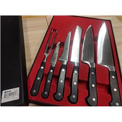 6 PIECE FORGED PREMIUM STAINLESS STEEL KNIFE SET