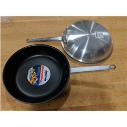 10" COATED ALUMINUM FRY PANS - LOT OF 2