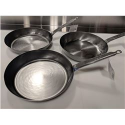 10.75" CARBON STEEL FRY PANS, INDUCTION CAPABLE -