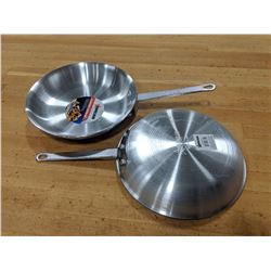 10" ALUMINUM FRY PANS - LOT OF 2
