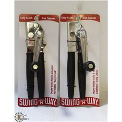 HD EASY CRANK CAN OPENERS LOT OF 2