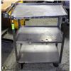 Image 1 : SMALL 3 TIER STAINLESS STEEL CART