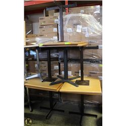 LOT OF 6 RECTANGLE RESTAURANT TABLES