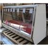 Image 1 : 8' UCN CURVED GLASS COMMERCIAL DELI / MEAT DISPLAY