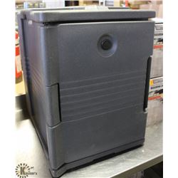 GREY CAMBRO INSULATED FOOD CARRIER