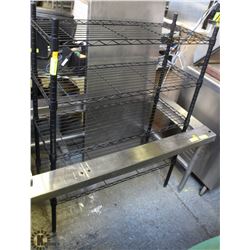 BLACK 4 TIER BLACK WIRE RACK