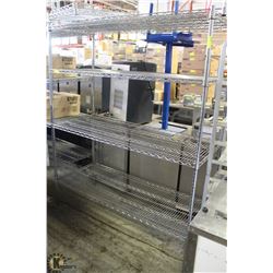 4 TIER CHROME WIRE RACK