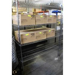 4 TIER CHROME WIRE RACK