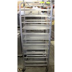 12 TIER ALUMINUM BUN RACK