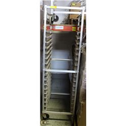 20-SLAT BAKERS COOLING RACK ON CASTORS