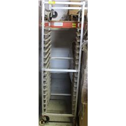 20-SLAT BAKERS COOLING RACK ON CASTORS