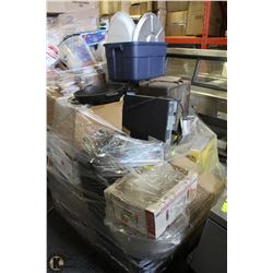 PALLET OF MISC RESTAURANT ITEMS
