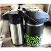 Image 1 : LARGE PUSH DOWN COFFEE DISPENSER & TOP-LID