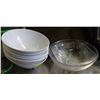 Image 1 : 8 SALAD DISPLAY BOWLS & SERVING SHOWBOWLS
