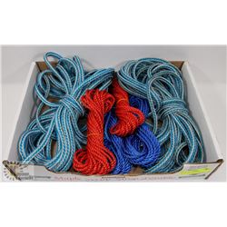 LOT OF ASSORTED ROPE